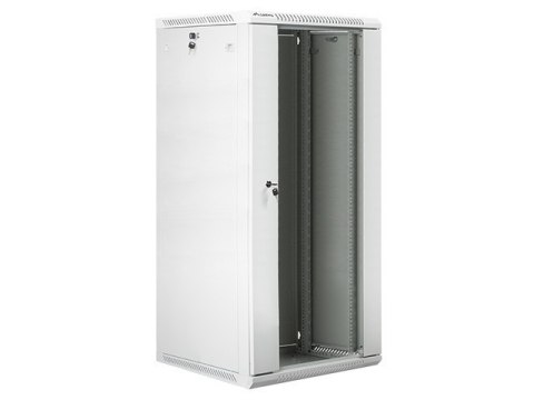 Szafa instalacyjna wisząca 19'' 27U 600X600mm szara (drzwi szklane) Szafa instalacyjna wisząca 19'' 27U 600X600mm szara (drzwi szklane)