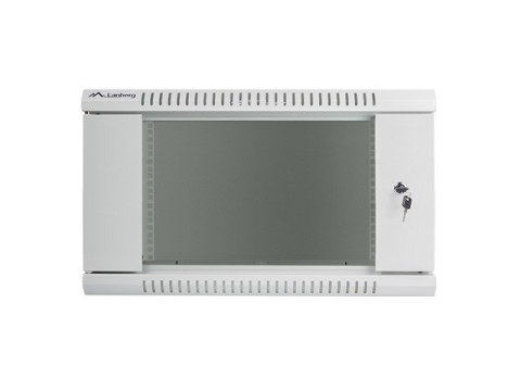 Szafa instalacyjna wisząca 19'' 6U 600X450mm szara (drzwi szklane) Szafa instalacyjna wisząca 19'' 6U 600X450mm szara (drzwi szklane)