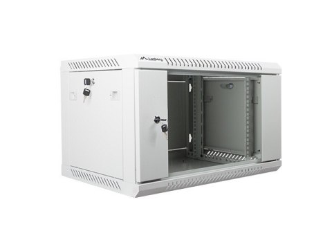 Szafa instalacyjna wisząca 19'' 6U 600X450mm szara (drzwi szklane) Szafa instalacyjna wisząca 19'' 6U 600X450mm szara (drzwi szklane)