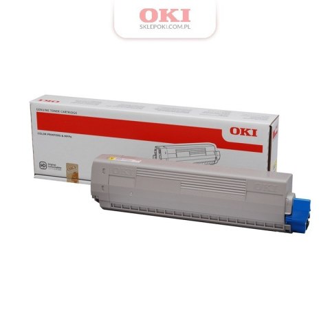 Toner 44844505 do C831/841 10K żółty Toner 44844505 do C831/841 10K żółty