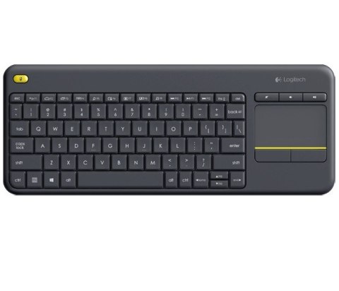 Klawiatura K400 Plus Wireless Touch czarna Klawiatura K400 Plus Wireless Touch czarna