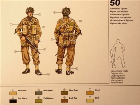 Model plastikowy British Paratroopers Model plastikowy British Paratroopers