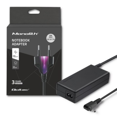 Zasilacz do Asus 33W | 19V | 1.75A | 4.0*1.35 | +kabel zasilający Zasilacz do Asus 33W | 19V | 1.75A | 4.0*1.35 | +kabel zasilający