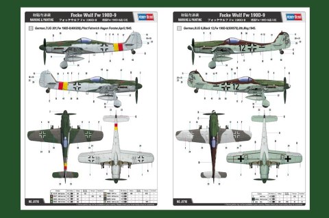 Model plastikowy Focke Wulf Fw 190D-9 Model plastikowy Focke Wulf Fw 190D-9