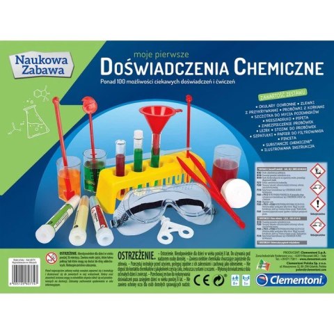 Zestaw naukowy Moje pierwsze doświadczenia chemiczne Zestaw naukowy Moje pierwsze doświadczenia chemiczne