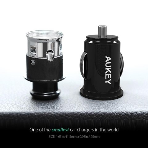 CC-S1 Mini ładowarka samochodowa 2xUSB AiPower 4.8A 24W CC-S1 Mini ładowarka samochodowa 2xUSB AiPower 4.8A 24W