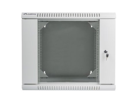 Szafa instalacyjna wisząca dwusekcyjna 19 9U 600X600mm szara Szafa instalacyjna wisząca dwusekcyjna 19 9U 600X600mm szara