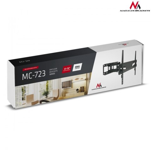 Uchwyt do telewizora 37-80 cali MC-723 45kg uniwersalny max vesa 600x400 czarny Uchwyt do telewizora 37-80 cali MC-723 45kg uniwersalny max vesa 600x400 czarny