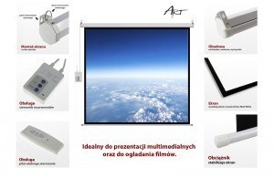 Ekran elektryczny 16:9 106" 234x131cm z pilotem FS-106 16:9 Ekran elektryczny 16:9 106" 234x131cm z pilotem FS-106 16:9