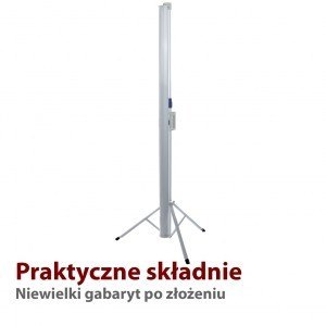 Ekran ręczny na statywie 4;3 72" 145x110cm TS-72 4:3 Ekran ręczny na statywie 4;3 72" 145x110cm TS-72 4:3