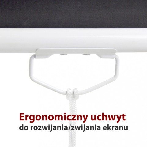 Ekran ręczny półautomat 1:1 96" 244x244cm MS-96 1:1 Ekran ręczny półautomat 1:1 96" 244x244cm MS-96 1:1