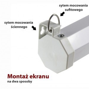 Ekran ręczny półautomat 4:3 120" 244x183cm MS-120 4:3 Ekran ręczny półautomat 4:3 120" 244x183cm MS-120 4:3