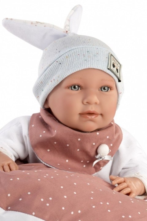 Lalka Mimi z dźwiękami 42 cm, płacze i mówi mama, papa Lalka Mimi z dźwiękami 42 cm, płacze i mówi mama, papa