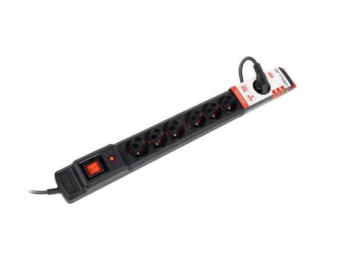Listwa przeciwprzepięciowa Multi M9 1.5m czarna (9 gniazd) Listwa przeciwprzepięciowa Multi M9 1.5m czarna (9 gniazd)