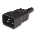 Listwa zasilająca Rack 19 cali do UPS 12 gniazd, 2m czarna, 250V/16A