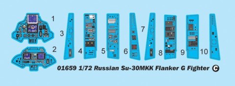 Russian Su-30M KK Flanker G Fighter Russian Su-30M KK Flanker G Fighter