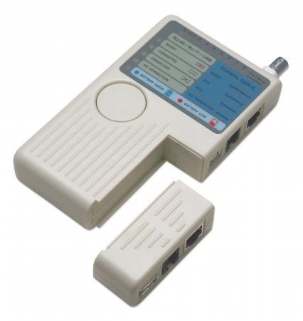 Tester okablowania RJ11 /RJ45/USB/BNC Tester okablowania RJ11 /RJ45/USB/BNC