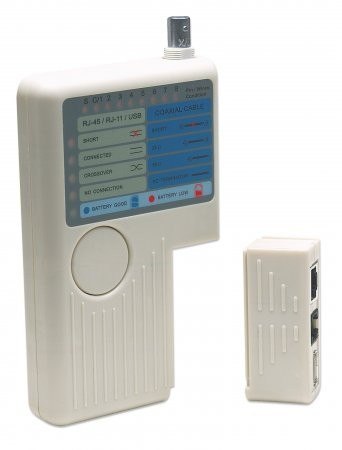 Tester okablowania RJ11 /RJ45/USB/BNC Tester okablowania RJ11 /RJ45/USB/BNC