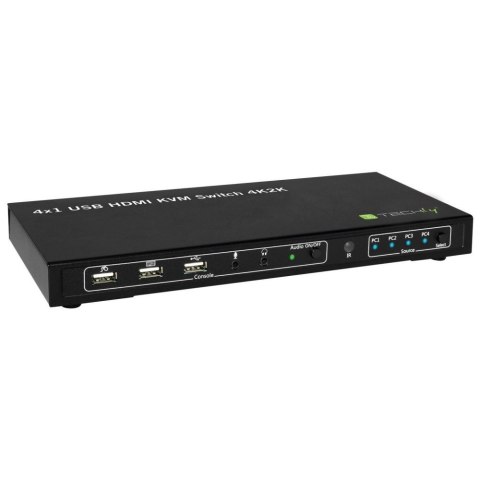 4-portowy przełącznik KVM HDMI/USB 4x1 z audio 4-portowy przełącznik KVM HDMI/USB 4x1 z audio