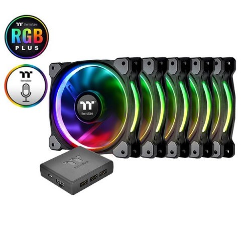 Riing 14 RGB Plus TT Premium Edition 5 Pack (5x140mm, 500-1400 RPM) Riing 14 RGB Plus TT Premium Edition 5 Pack (5x140mm, 500-1400 RPM)