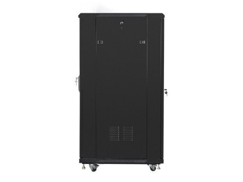 Szafa stojąca Rack 19 cali 27U 600x800mm czarna Szafa stojąca Rack 19 cali 27U 600x800mm czarna