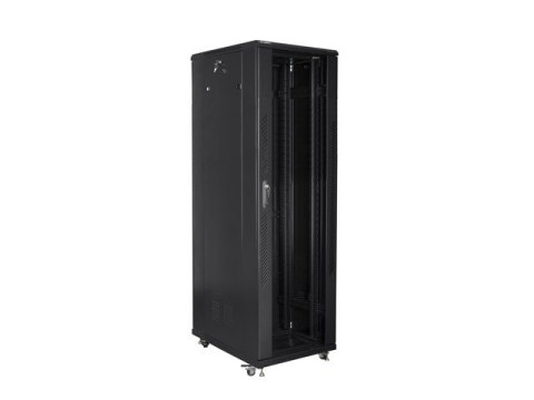 Szafa stojąca Rack 19 cali 42U 800x800mm czarna Szafa stojąca Rack 19 cali 42U 800x800mm czarna