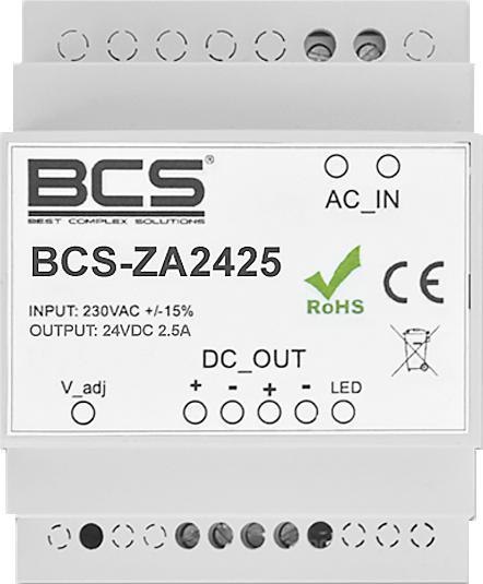 Zasilacz BCS-ZA2425 Zasilacz BCS-ZA2425