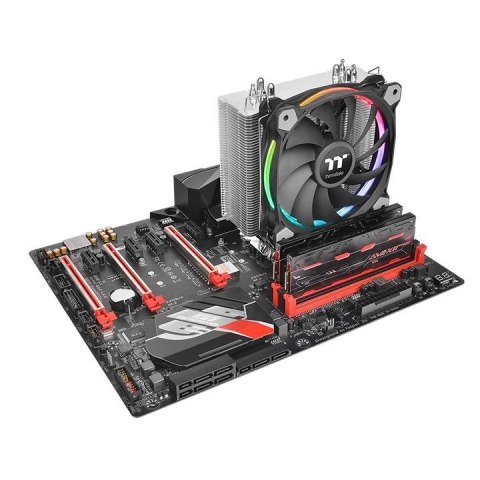 Chłodzenie CPU Riing Silent 12 RGB edycja Sync (wentylator 120mm, TDP 150W) Chłodzenie CPU Riing Silent 12 RGB edycja Sync (wentylator 120mm, TDP 150W)