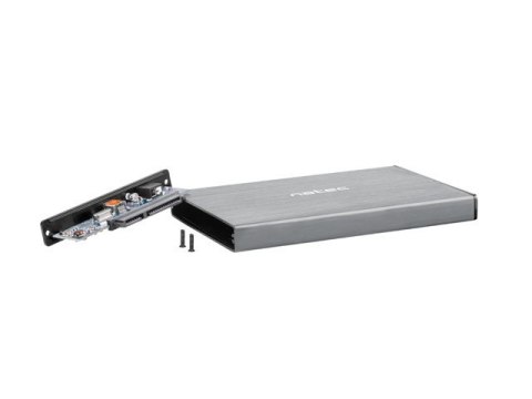 Kieszeń zewnętrzna HDD/SSD Sata Rhino Go 2,5 USB 3.0 szara Kieszeń zewnętrzna HDD/SSD Sata Rhino Go 2,5 USB 3.0 szara
