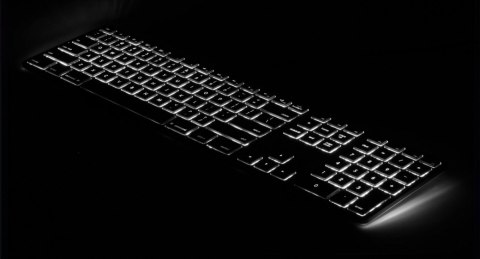 Klawiatura aluminiowa Mac podświetlana RGB szara Klawiatura aluminiowa Mac podświetlana RGB szara