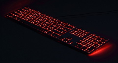 Klawiatura aluminiowa Mac podświetlana RGB szara Klawiatura aluminiowa Mac podświetlana RGB szara