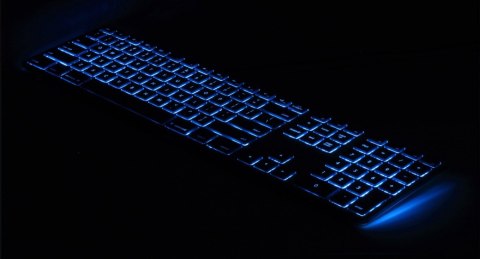 Klawiatura aluminiowa Mac podświetlana RGB szara Klawiatura aluminiowa Mac podświetlana RGB szara
