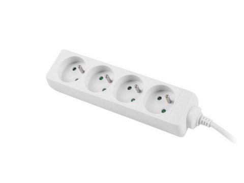 Listwa zasilająca 1,5m, biała, 4 gniazda, kabel wykonany z pełnej miedzi Listwa zasilająca 1,5m, biała, 4 gniazda, kabel wykonany z pełnej miedzi