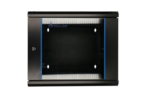 Szafka wisząca rack 12U 600x600 czarna dwusekcyjna Szafka wisząca rack 12U 600x600 czarna dwusekcyjna