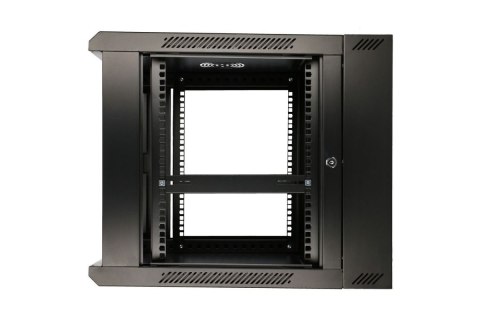 Szafka wisząca rack 12U 600x600 czarna dwusekcyjna Szafka wisząca rack 12U 600x600 czarna dwusekcyjna