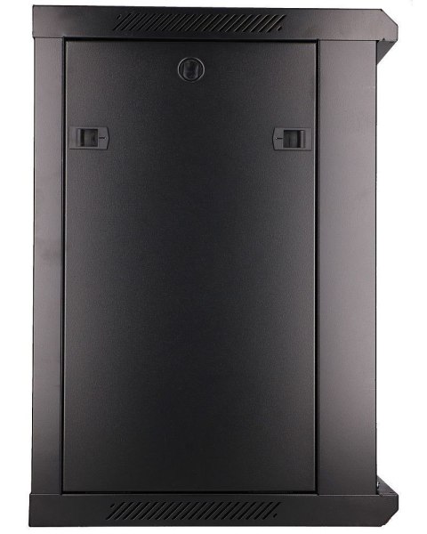 Szafka wisząca rack 12U 600x600 czarna szklane drzwi Szafka wisząca rack 12U 600x600 czarna szklane drzwi