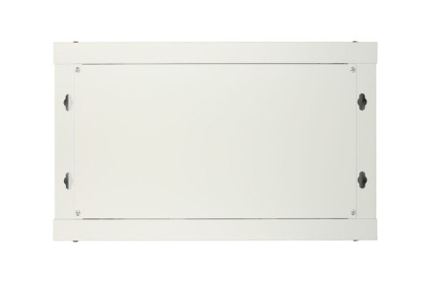 Szafka wisząca rack 6U 600x450 szara z metalowymi drzwiami Szafka wisząca rack 6U 600x450 szara z metalowymi drzwiami