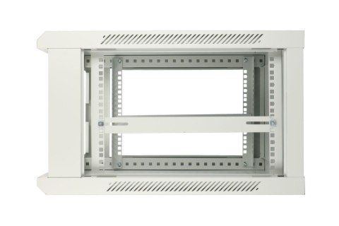 Szafka wisząca rack 6U 600x600 szara metalowe drzwi Szafka wisząca rack 6U 600x600 szara metalowe drzwi