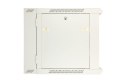 Szafka wisząca rack 9U 600x600 szara dwusekcyjna