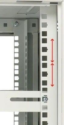 Szafka wisząca rack 9U 600x600 szara dwusekcyjna Szafka wisząca rack 9U 600x600 szara dwusekcyjna