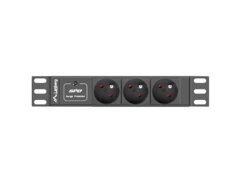 Listwa zasilająca Rack PDU 10 cali 1U 3x 230V PL 2m 10A czarna C14 Listwa zasilająca Rack PDU 10 cali 1U 3x 230V PL 2m 10A czarna C14