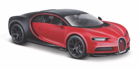 Model kompozytowy Bugatti Chiron sport czarno-czerwony Model kompozytowy Bugatti Chiron sport czarno-czerwony