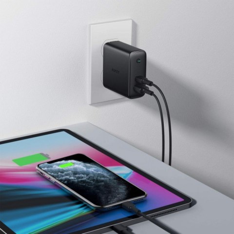 PA-D3 ładowarka sieciowa 2xUSB Power Delivery (1xUSB A+1xUSB C) 60W 5.4A PA-D3 ładowarka sieciowa 2xUSB Power Delivery (1xUSB A+1xUSB C) 60W 5.4A