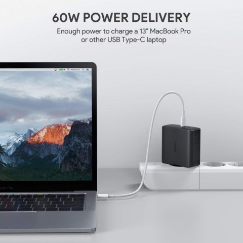 PA-D3 ładowarka sieciowa 2xUSB Power Delivery (1xUSB A+1xUSB C) 60W 5.4A PA-D3 ładowarka sieciowa 2xUSB Power Delivery (1xUSB A+1xUSB C) 60W 5.4A