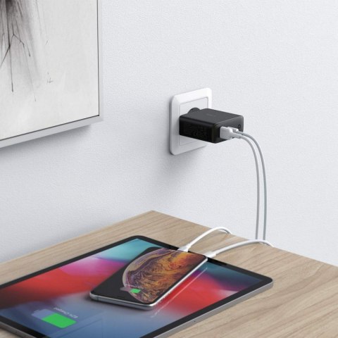 PA-D3 ładowarka sieciowa 2xUSB Power Delivery (1xUSB A+1xUSB C) 60W 5.4A PA-D3 ładowarka sieciowa 2xUSB Power Delivery (1xUSB A+1xUSB C) 60W 5.4A