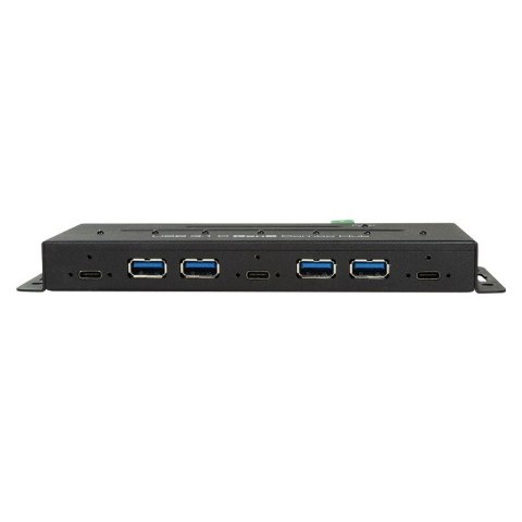 Hub przemysłowy USB-C 3.1 Gen 2, 3xUSB0C, 4xUSB-A Hub przemysłowy USB-C 3.1 Gen 2, 3xUSB0C, 4xUSB-A