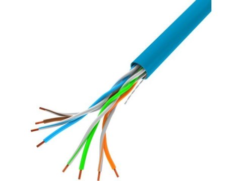 Kabel UTP Kat.5E CU 305 m drut FLUKE LCU5-12CU-0305-B niebieski Kabel UTP Kat.5E CU 305 m drut FLUKE LCU5-12CU-0305-B niebieski