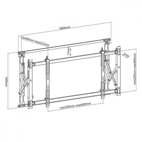 Uchwyt do TV 46-52 Digital Signage MC-845 Uchwyt do TV 46-52 Digital Signage MC-845