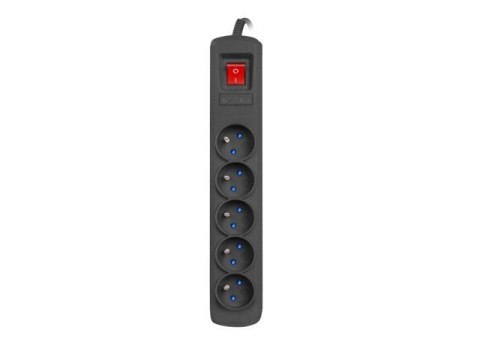 Listwa zasilająca R5 3m 5x230V PL 10A Czarna Listwa zasilająca R5 3m 5x230V PL 10A Czarna