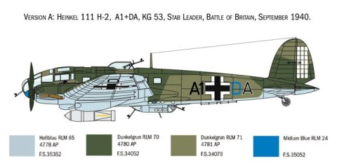 Model plastikowy Heinkel He 111H Battle of Britain 80th Model plastikowy Heinkel He 111H Battle of Britain 80th